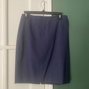 Banana Republic Navy Blue Suit Skirt Pencil Skirt 4 Petite